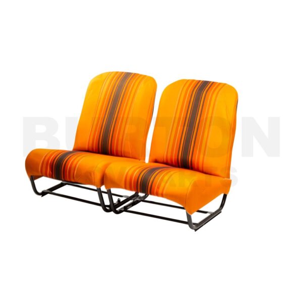 Istuimien verhoilusarja, oranssi Raye, Citroën 2CV / Dyane - Image 2