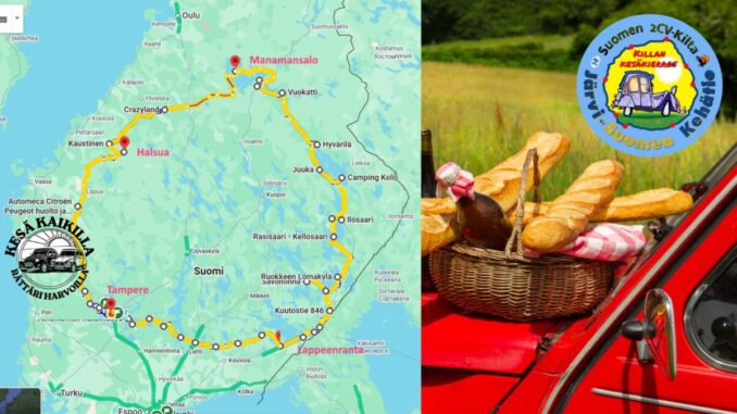 Järvisuomen Kehätie – Suomen 2 CV Kilta ry:n retki vieraili Automecassa.
